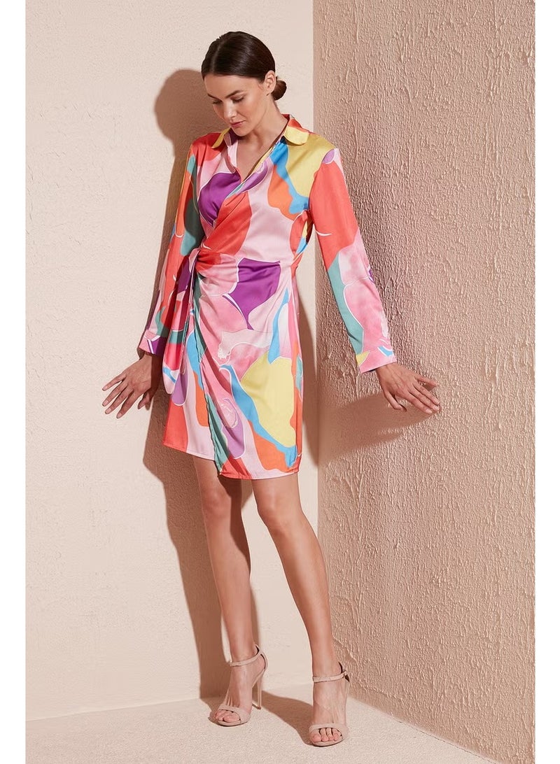 Lela Abstract Print Dress - Image 2